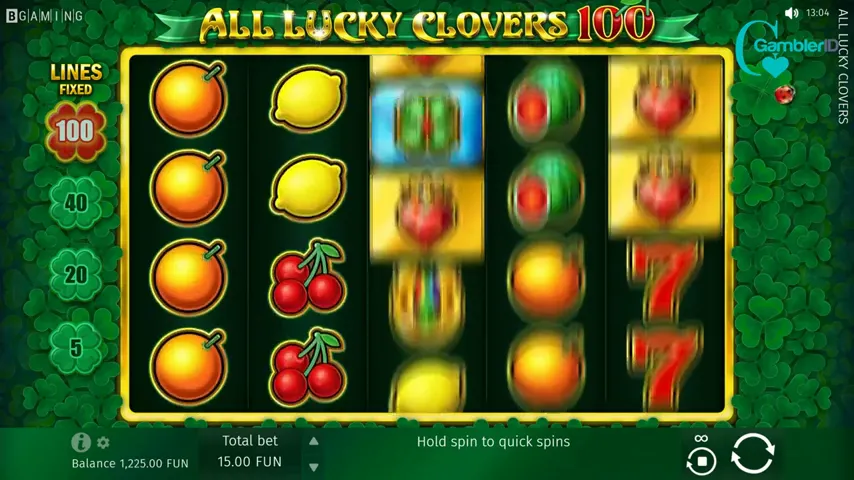 All Lucky Clovers 100 — capture d'écran
