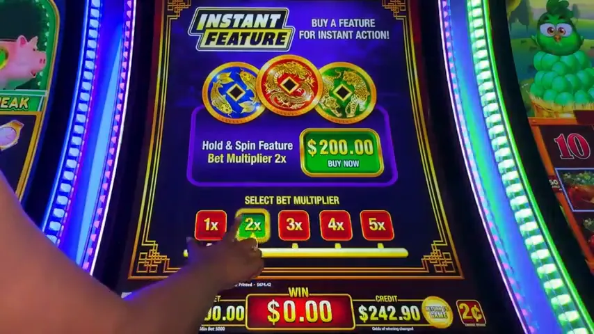 bonus de casino — capture d'écran