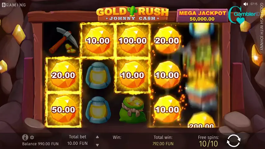 Gold Rush with Johnny Cash — capture d'écran