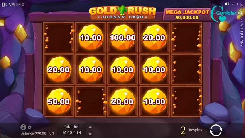 Gold Rush with Johnny Cash — capture d'écran
