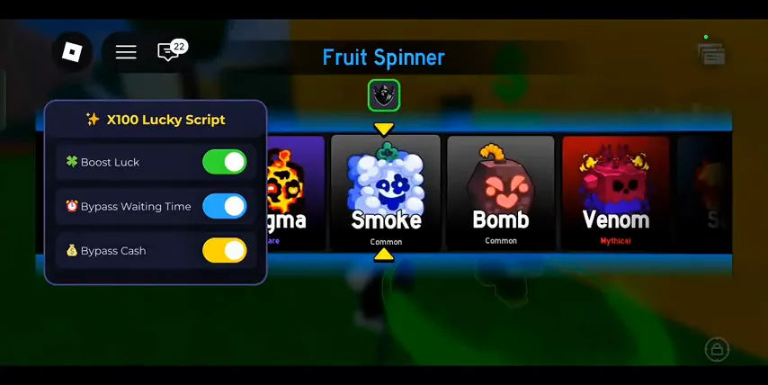 Lucky Fruit Wins 100 — capture d'écran