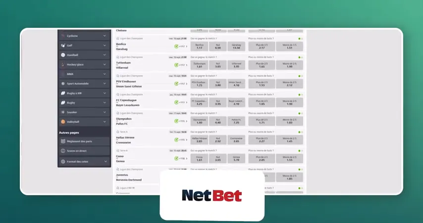 Netbet — casino en ligne