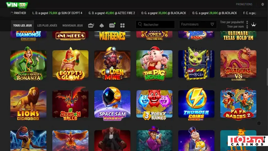 Winoui — casino en ligne